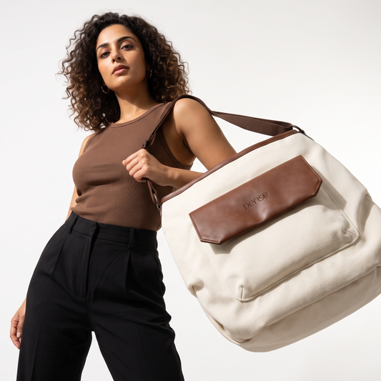 Pebble Tote - Ivory
